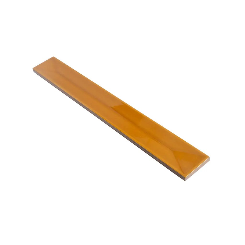 Honey 2x16 Glossy Ceramic Deco Subway Tile (50 pack,10.76 sq ft/case) by Apollo Tile