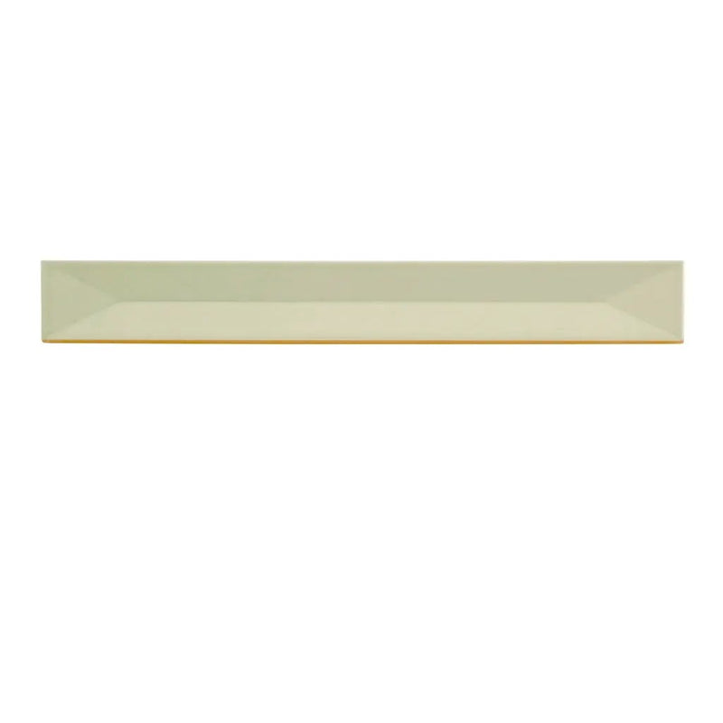 Soft Mint Green 2x16 Glossy Ceramic Deco Subway Tile (50 pack,10.76 sq ft/case) by Apollo Tile