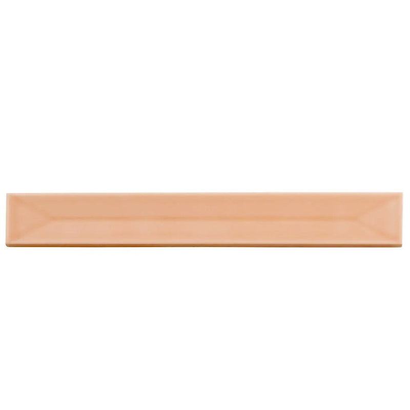 Powder Pink 2x16 Glossy Ceramic Deco Subway Tile (50 pack,10.76 sq ft/case) by Apollo Tile