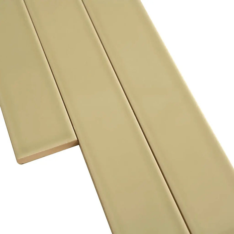 Soft Olive 2x16 Glossy Ceramic Subway Tile (50 pack, 10.76 sq ft/case) by Apollo Tile