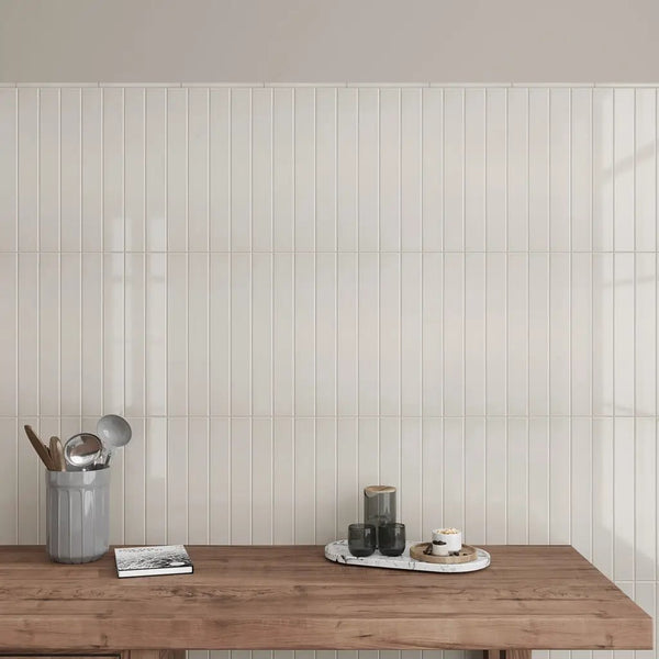 Soft Dove Gray 2x16 Glossy Ceramic Subway Tile (50 pack, 10.76 sq ft/case)