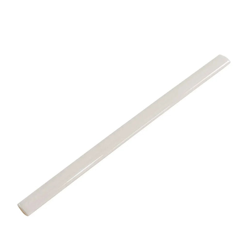 Soft Dove Gray 0.5x8 Glossy Ceramic Pencil Tile Trim (10 pack, 0.27 sq ft/case) by Apollo Tile