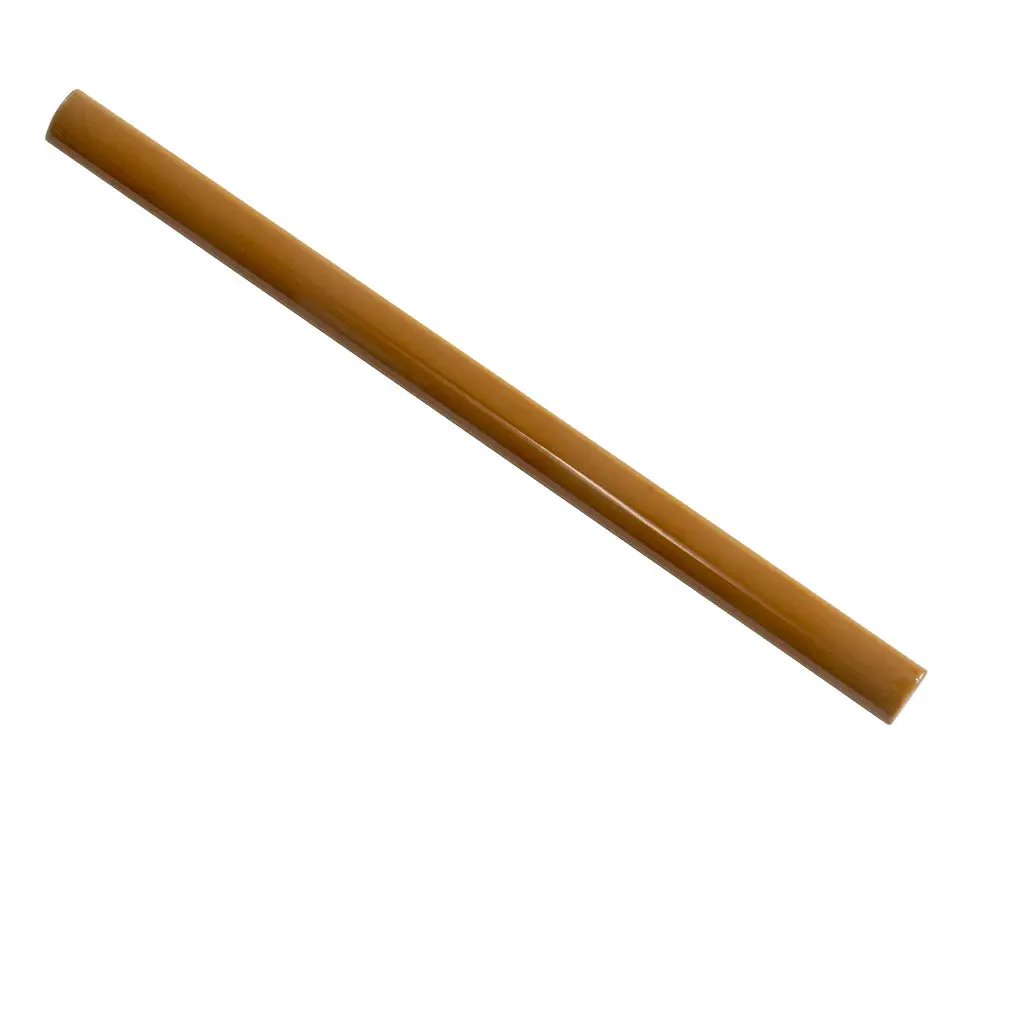 Honey 0.5x8 Glossy Ceramic Pencil Tile Trim (10 pack, 0.27 sq ft/case) by Apollo Tile