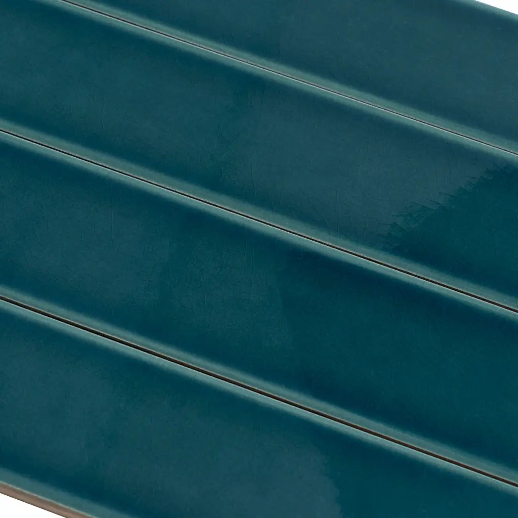 Emerald Petrol Blue 2x16 Glossy Ceramic Subway Tile (50 pack, 10.76 sq ft/case) by Apollo Tile