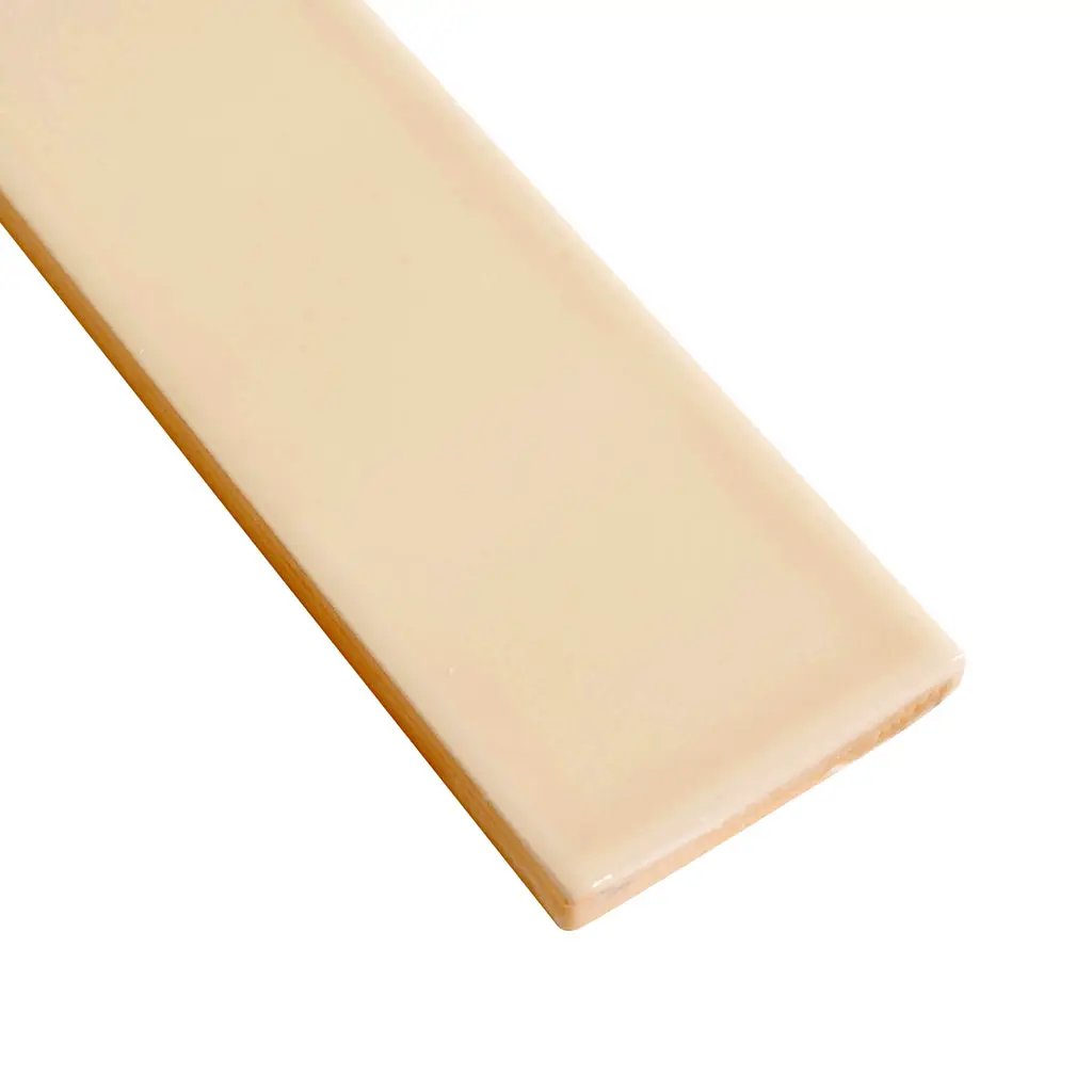 Alabaster Beige 2x16 Glossy Ceramic Subway Tile (50 pack, 10.76 sq ft/case) by Apollo Tile