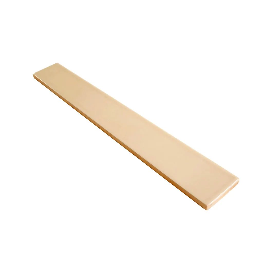 Alabaster Beige 2x16 Glossy Ceramic Subway Tile (50 pack, 10.76 sq ft/case) by Apollo Tile