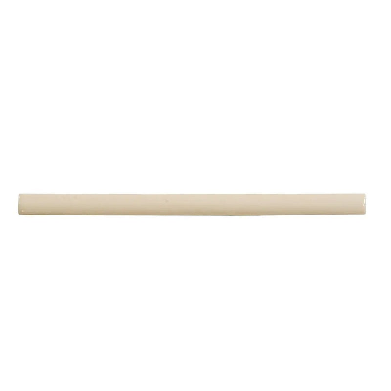 Alabaster Beige 0.5x8 Glossy Ceramic Pencil Tile Trim (10 pack, 0.27 sq ft/case) by Apollo Tile