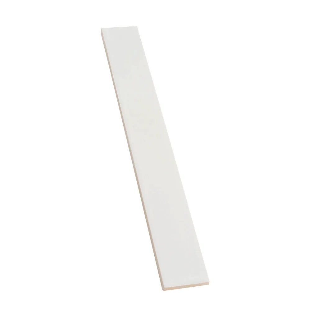 Snow White 2x16 Glossy Ceramic Subway Tile (50 pack, 10.76 sq ft/case) by Apollo Tile