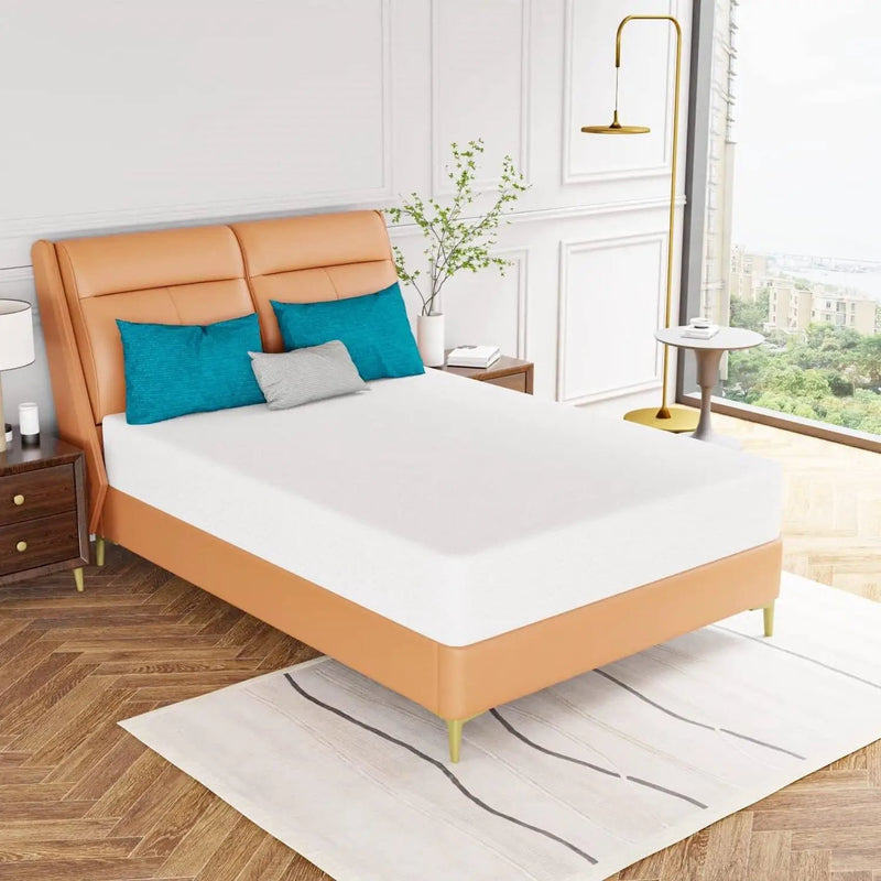Full size 10-inch Thick Medium Firm Cool Gel Memory Foam Mattress by HomePacific