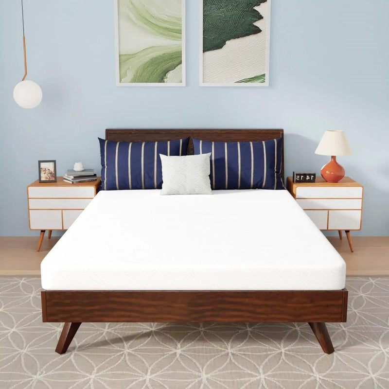 Full size 5-inch Charcoal Infused Memory Foam Mattress with Removable Cover by HomePacific