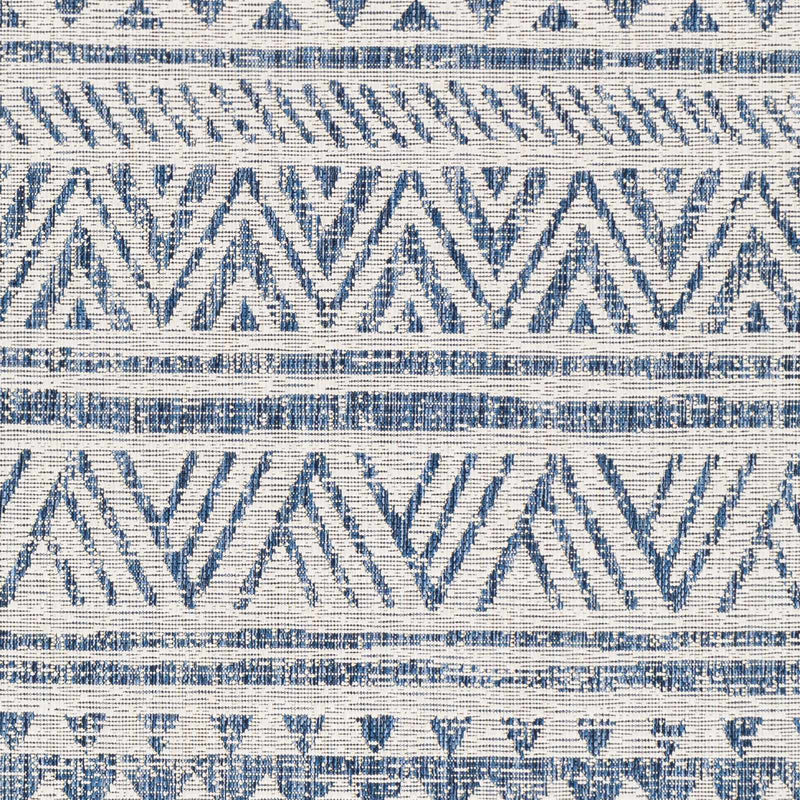 Novato Navy All Over Pattern Performance Outdoor Rug by Boutique Rugs