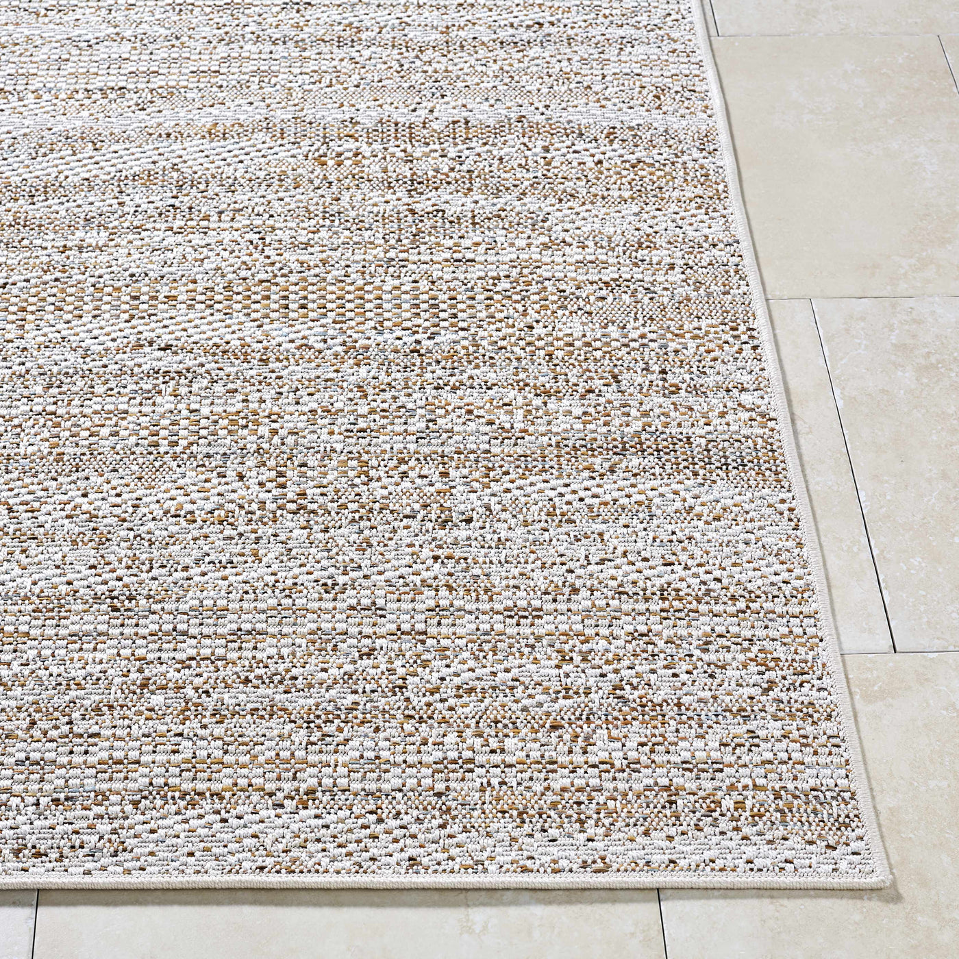 Alezae Beige Outdoor Area Rug by Boutique Rugs