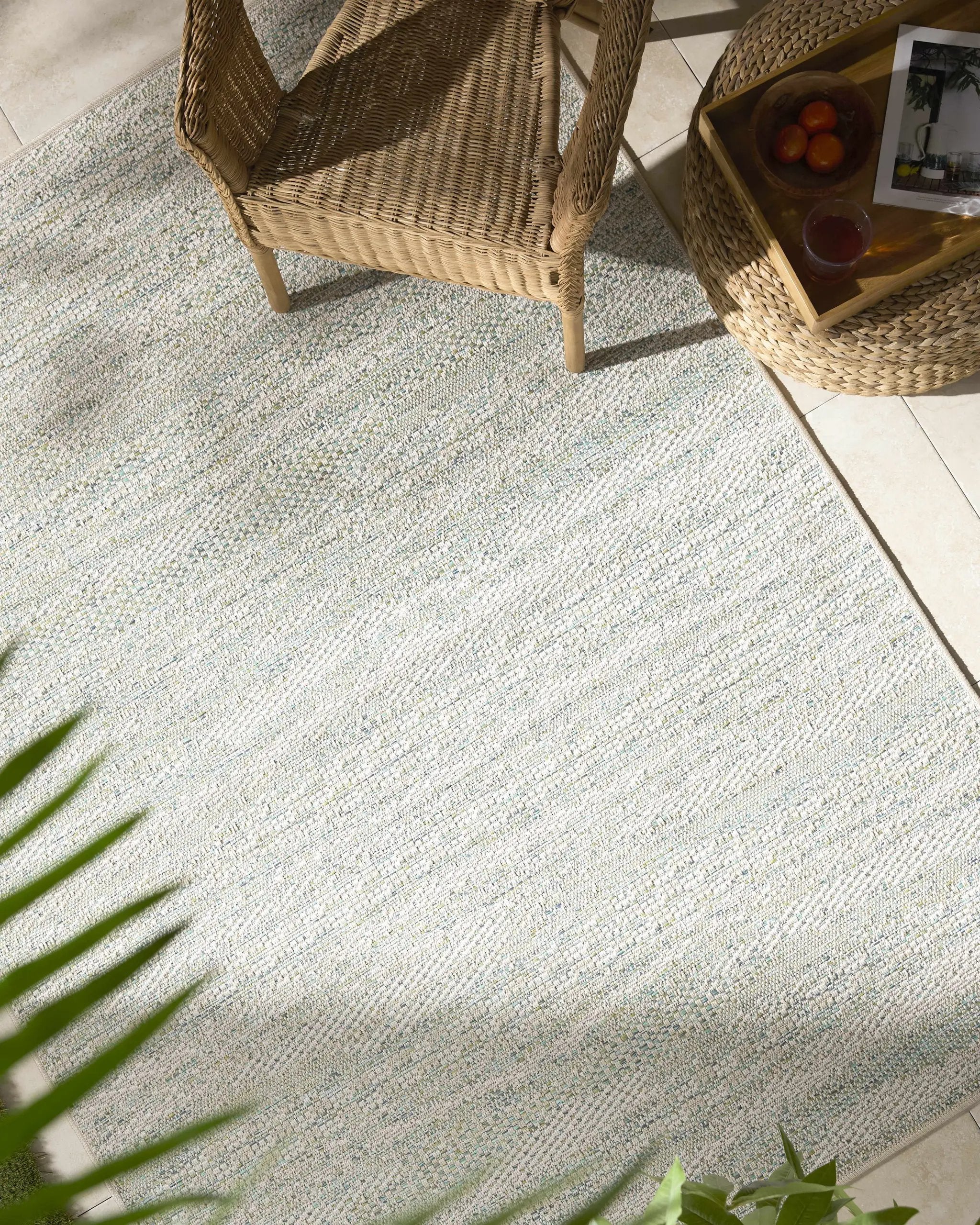 Alezae Ivory Outdoor Area Rug by Boutique Rugs