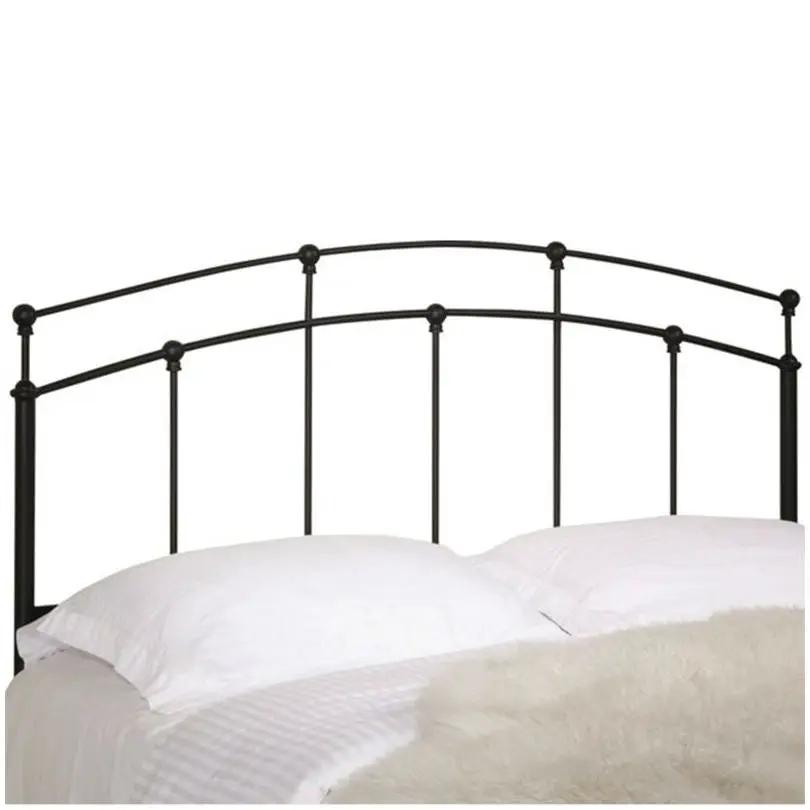 Full / Queen size Arch Headboard in Black Metal Finish by HomePacific