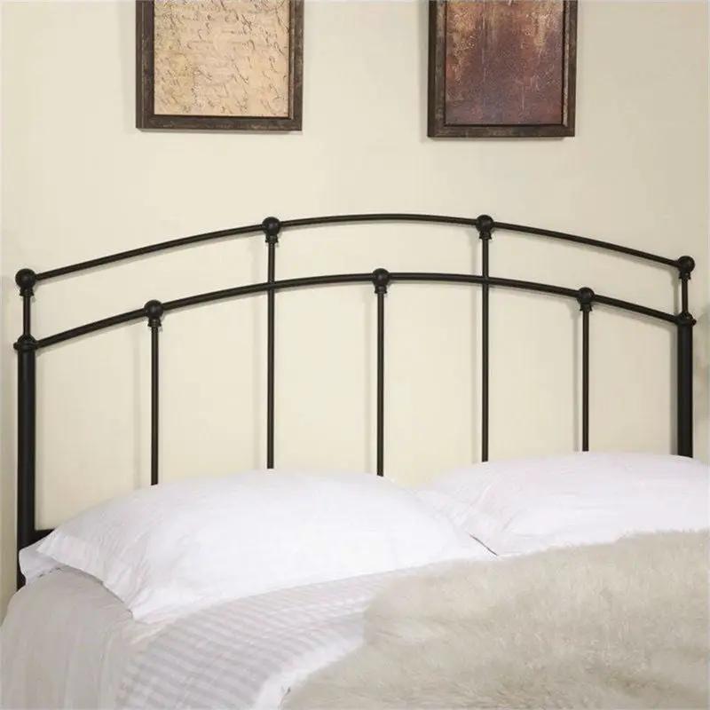 Full / Queen size Arch Headboard in Black Metal Finish by HomePacific
