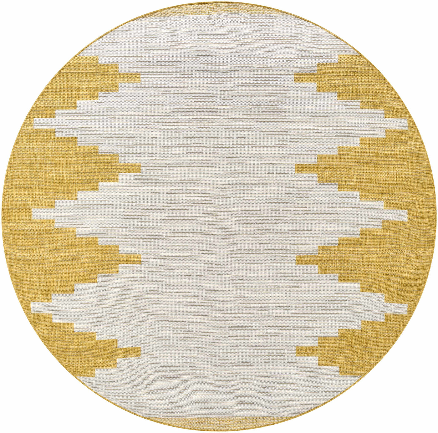 Djugun Yellow Outdoor Rug - Clearance by Boutique Rugs