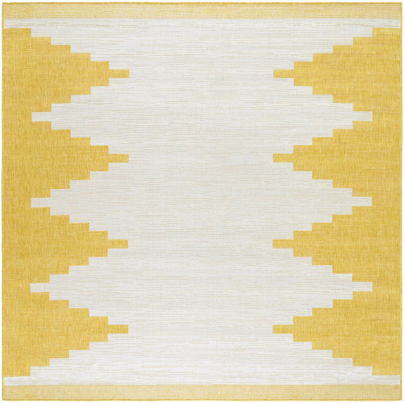 Djugun Yellow Outdoor Rug - Clearance by Boutique Rugs