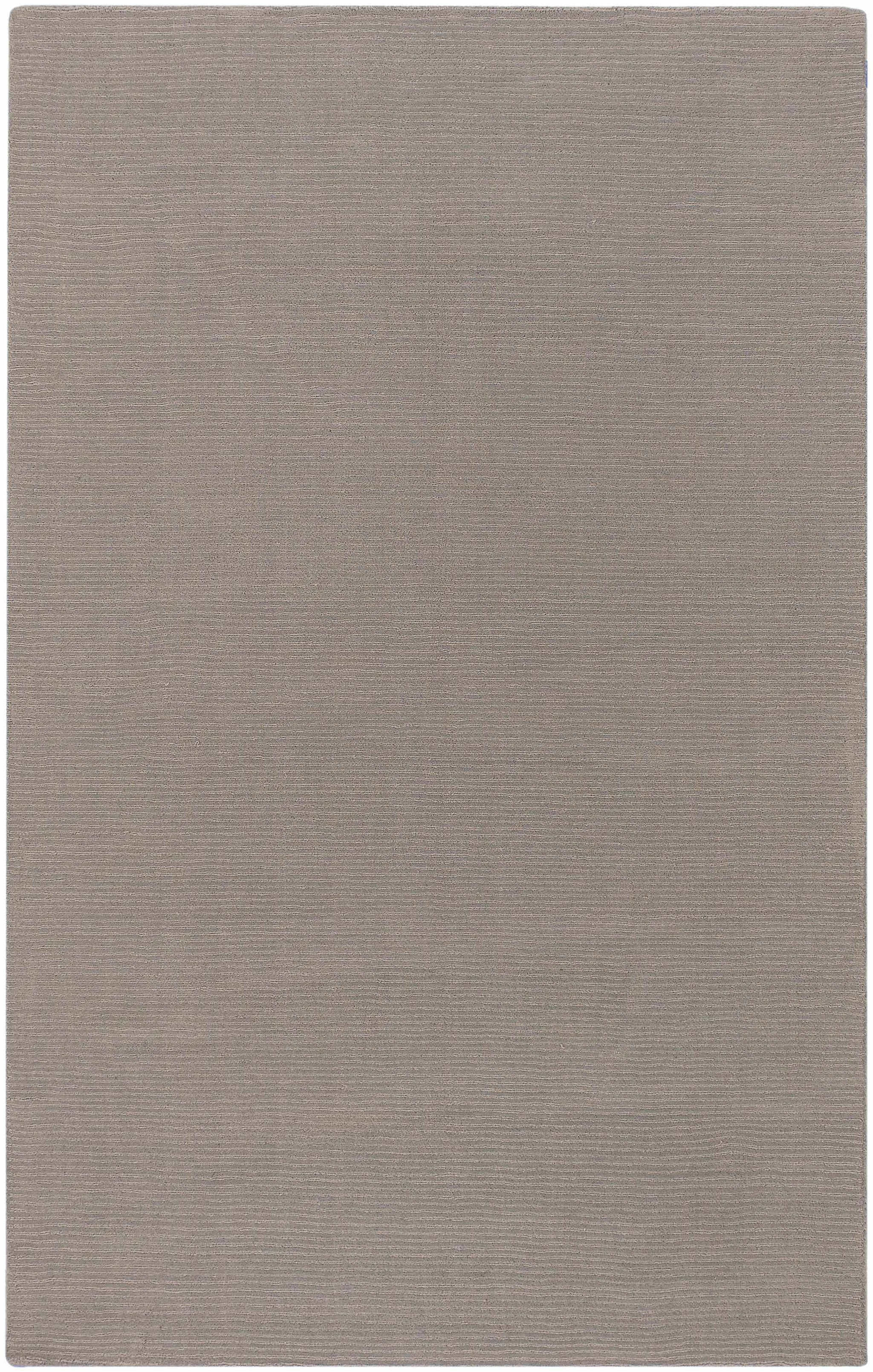 Brockton Solid Gray Wool Rug by Boutique Rugs