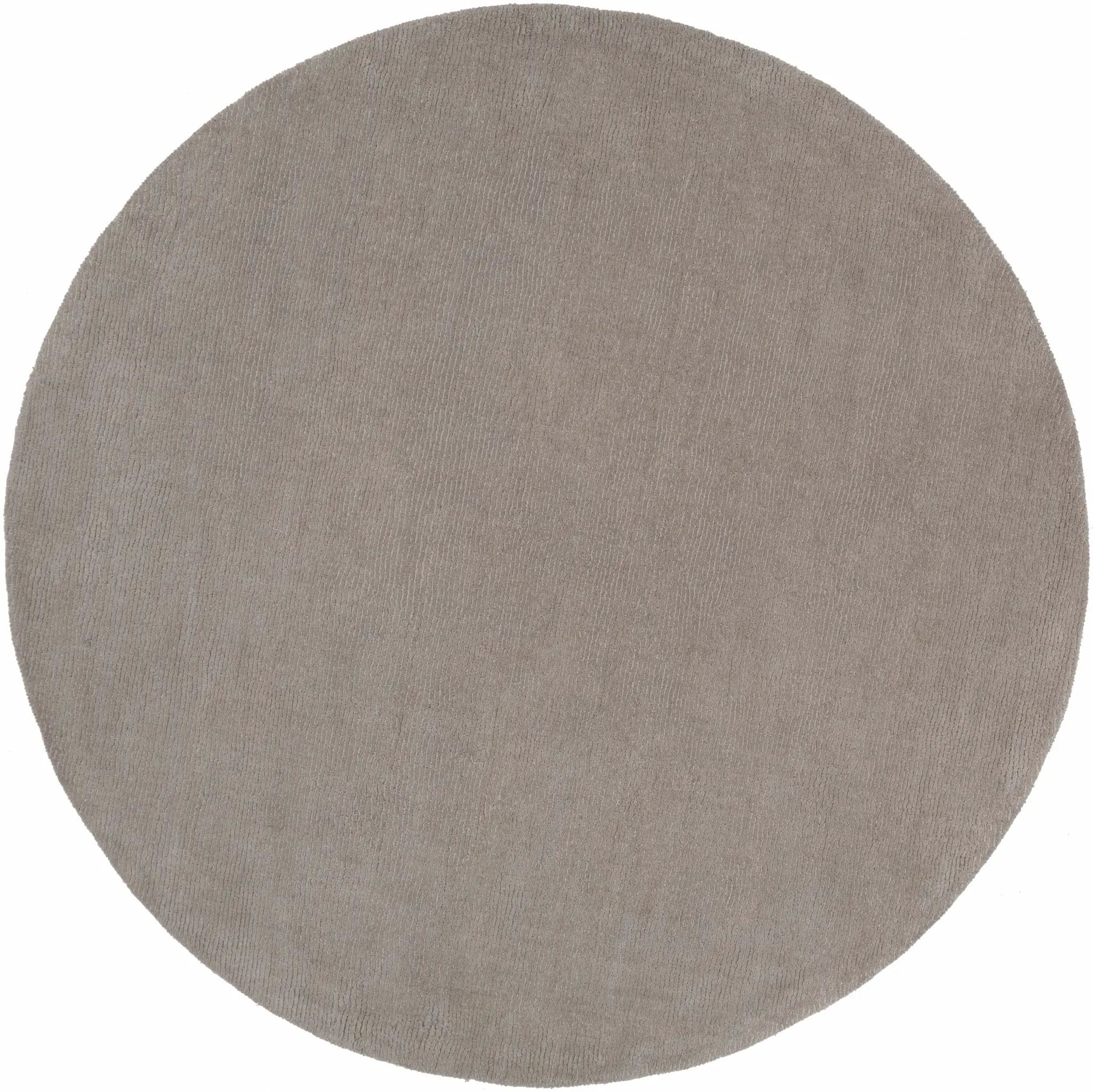 Brockton Solid Gray Wool Rug by Boutique Rugs