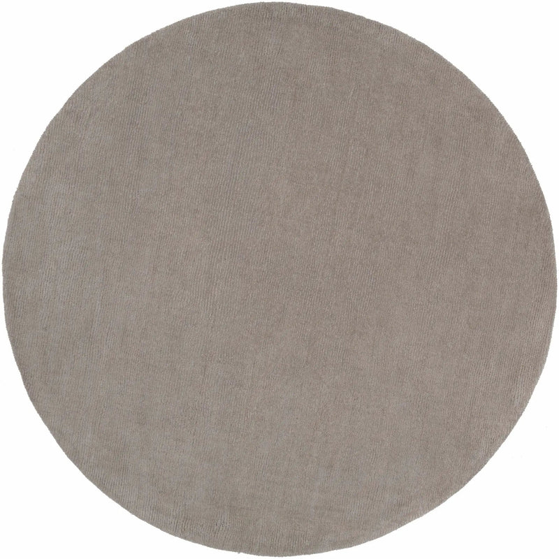 Brockton Solid Gray Wool Rug by Boutique Rugs