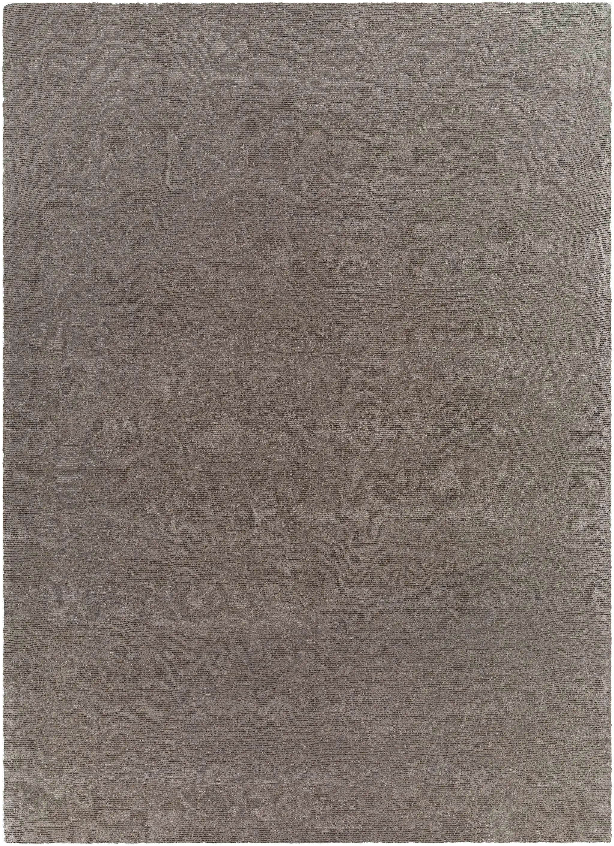 Brockton Solid Gray Wool Rug by Boutique Rugs