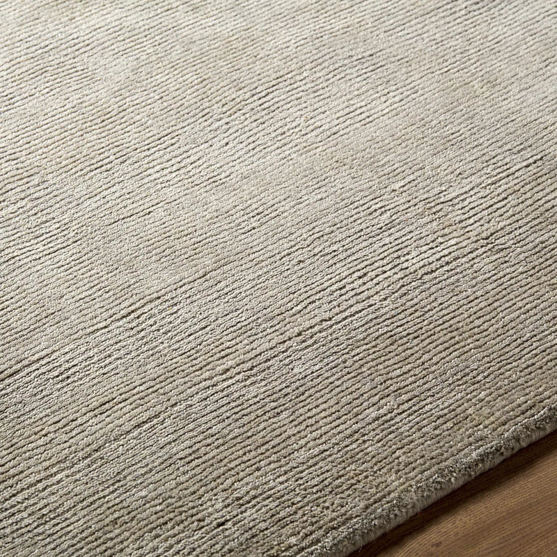 Brockton Solid Gray Wool Rug by Boutique Rugs