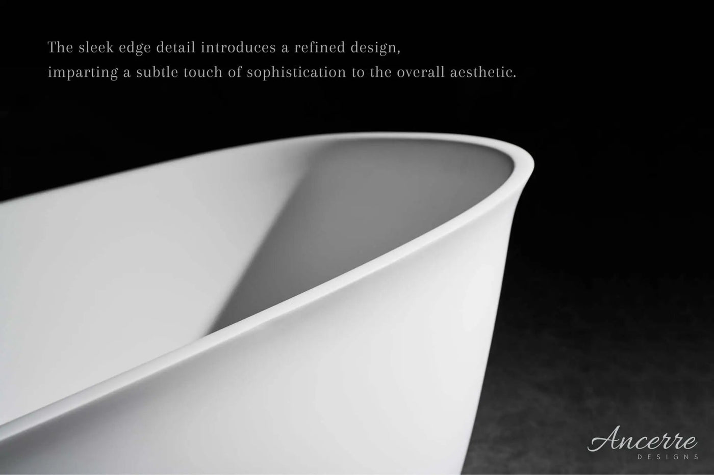 Fiore Freestanding Solid Surface Bathtub by Ancerre Designs