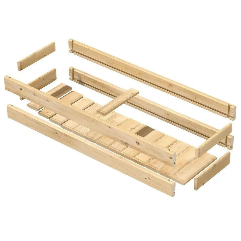 Unfinished Cedar Wood Garden Planter Box 46-inch x 11-inch - Made in USA by HomePacific