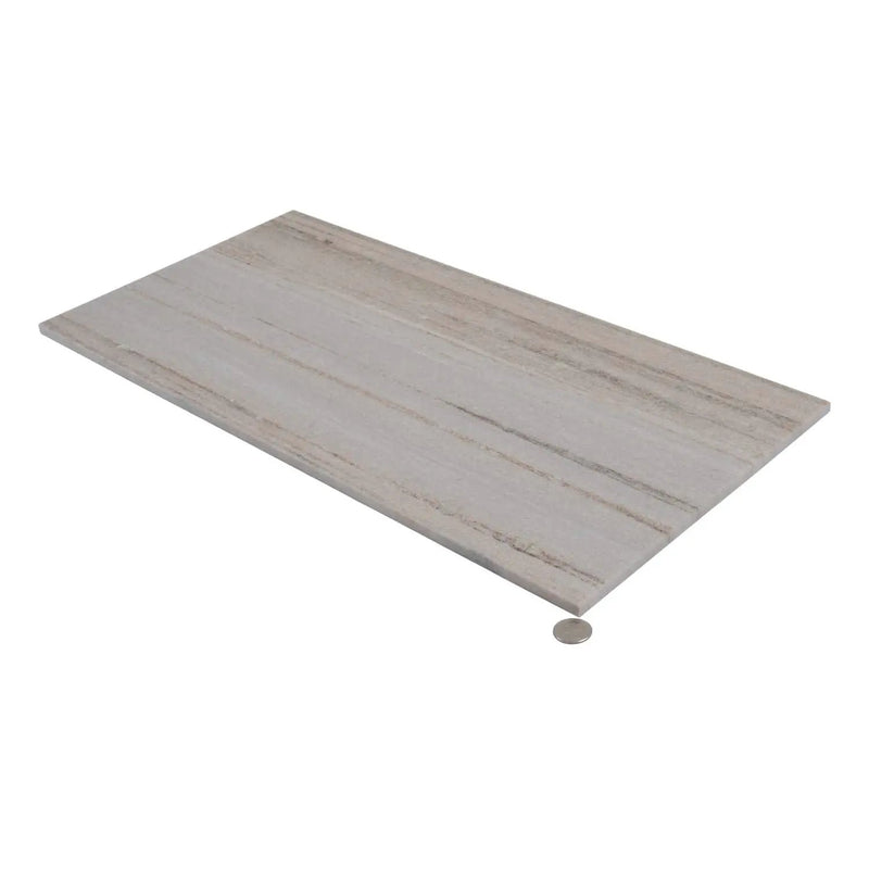 Beige 12x24 Honed Field Crystal Sand Marble Tile (5 pack, 10 sq ft/case) by Apollo Tile