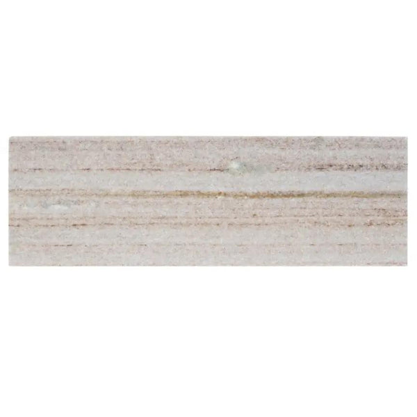 Wooden Beige 4x12 Honed Subway Crystal Sand Marble Tile (15 pack, 5 sq ft/case), photo 2 of 7