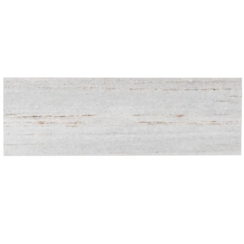 Wooden Beige 4x12 Polished Subway Crystal Sand Marble Tile (15 pack, 5 sq ft/case) by Apollo Tile