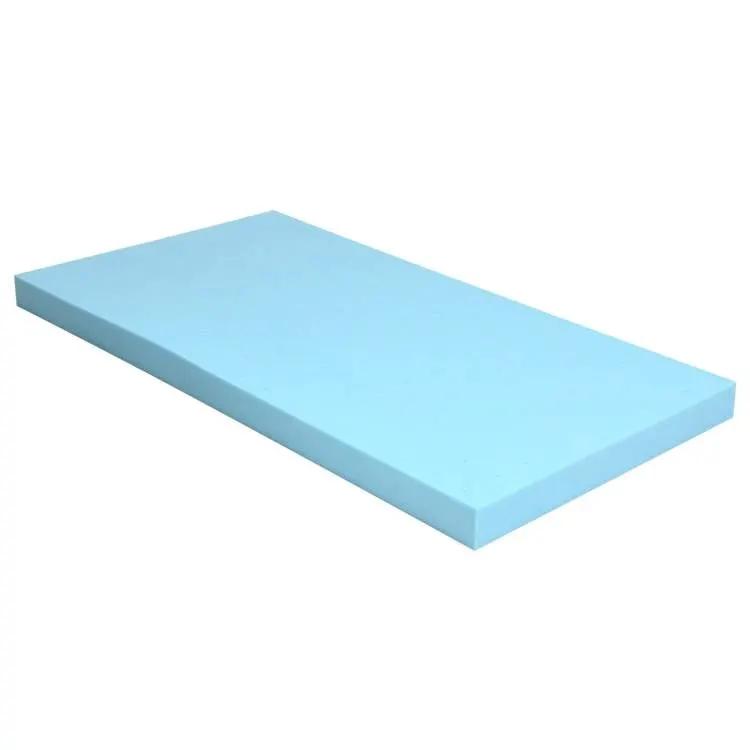 Full size 3-inch Thick Gel-Infused Air Foam Mattress Topper in Light Blue by HomePacific