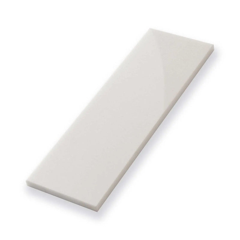 White 4x12 Polished Subway Thassos Marble Tile (15 pack, 5 sq ft/case) by Apollo Tile