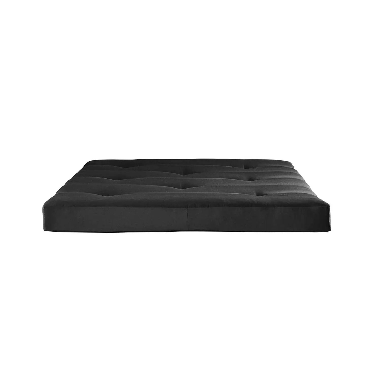 Full size 6-inch Thick Futon Mattress in Black by HomePacific