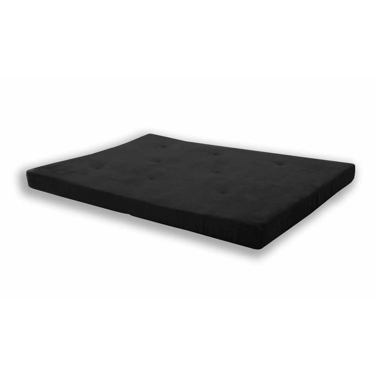 Full size 6-inch Thick Futon Mattress in Black by HomePacific