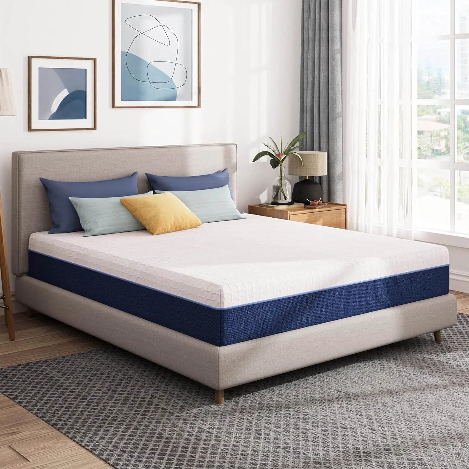 Full Size 6-Inch Gel Infused Medium Firm Memory Foam Mattress by HomePacific