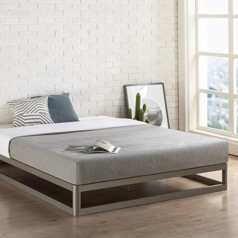 Full size Modern Heavy Duty Low Profile Metal Platform Bed Frame by HomePacific