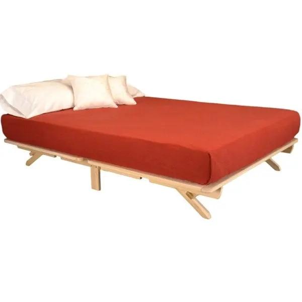 Farmhouse Full Size Solid Wood Platform Bed Made in USA by HomePacific