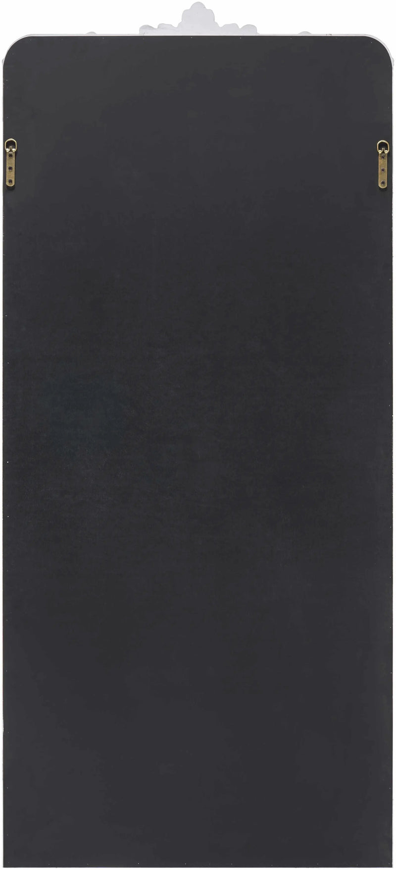 Filettole Silver Gray Frame Wall Mirror by Boutique Rugs