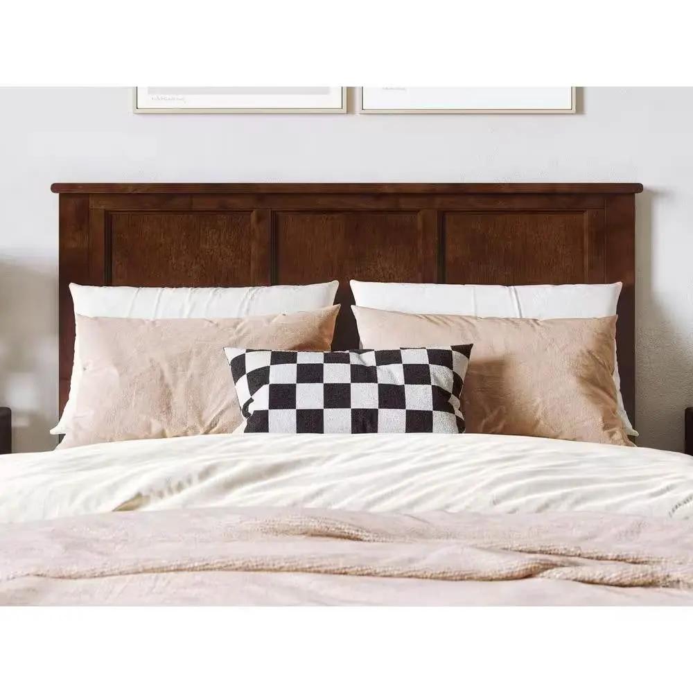 Full size Traditional Style Headboard in Walnut Wood Finish by HomePacific