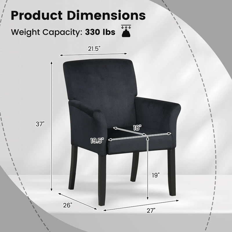 Executive Guest Chair Reception Waiting Room Arm Chair by DirectDeals