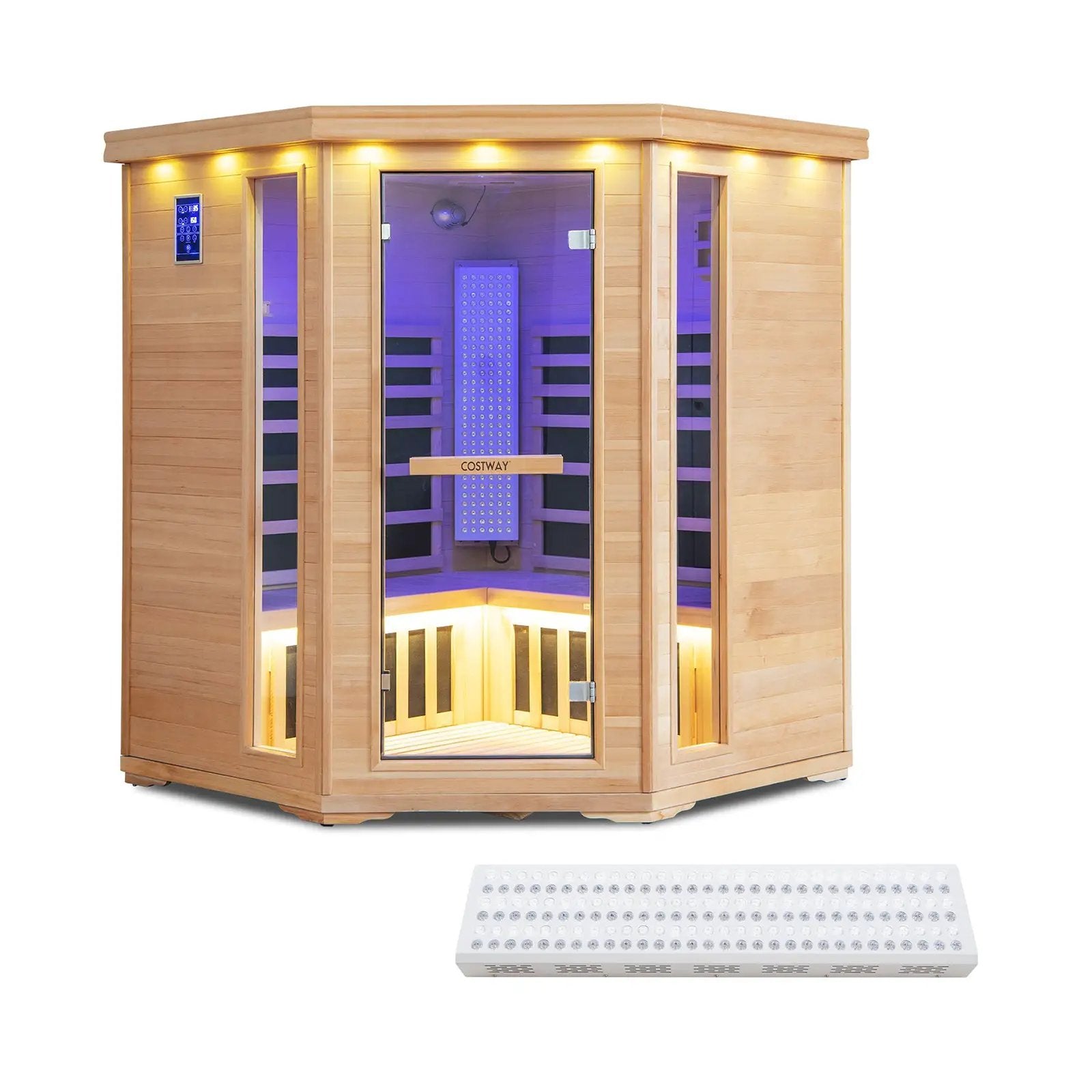 3-5 People Far Infrared Wooden Sauna Room for Home by DirectDeals