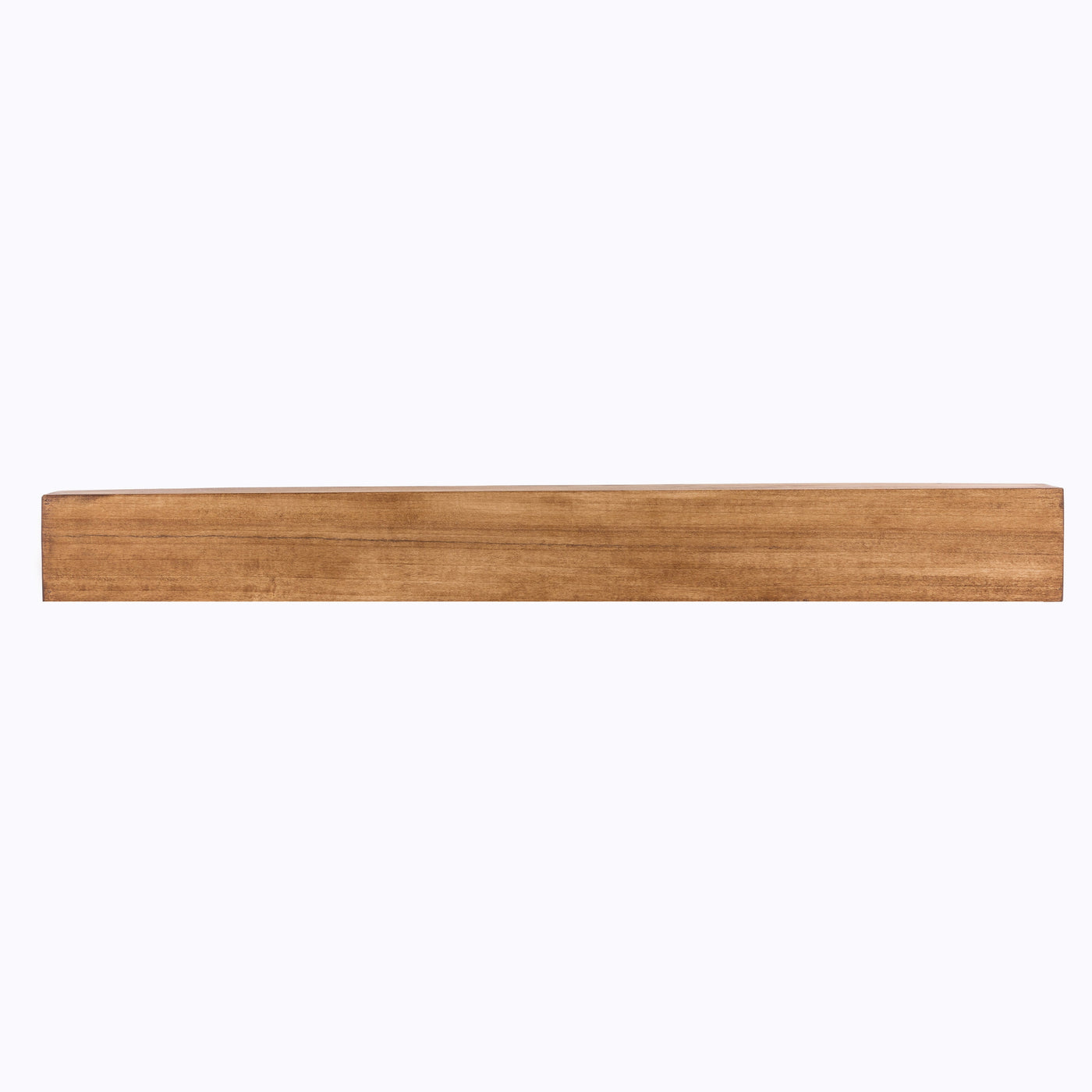 Farmhouse Poplar Wood Floating Fireplace Mantel by Dogberrycollections