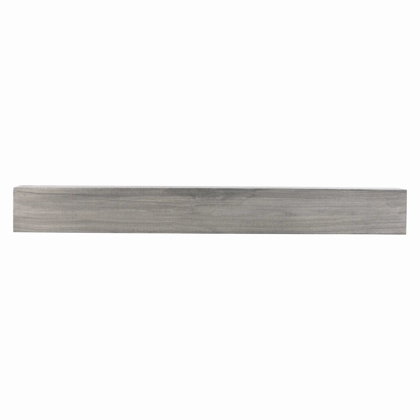 Farmhouse Poplar Wood Floating Fireplace Mantel by Dogberrycollections