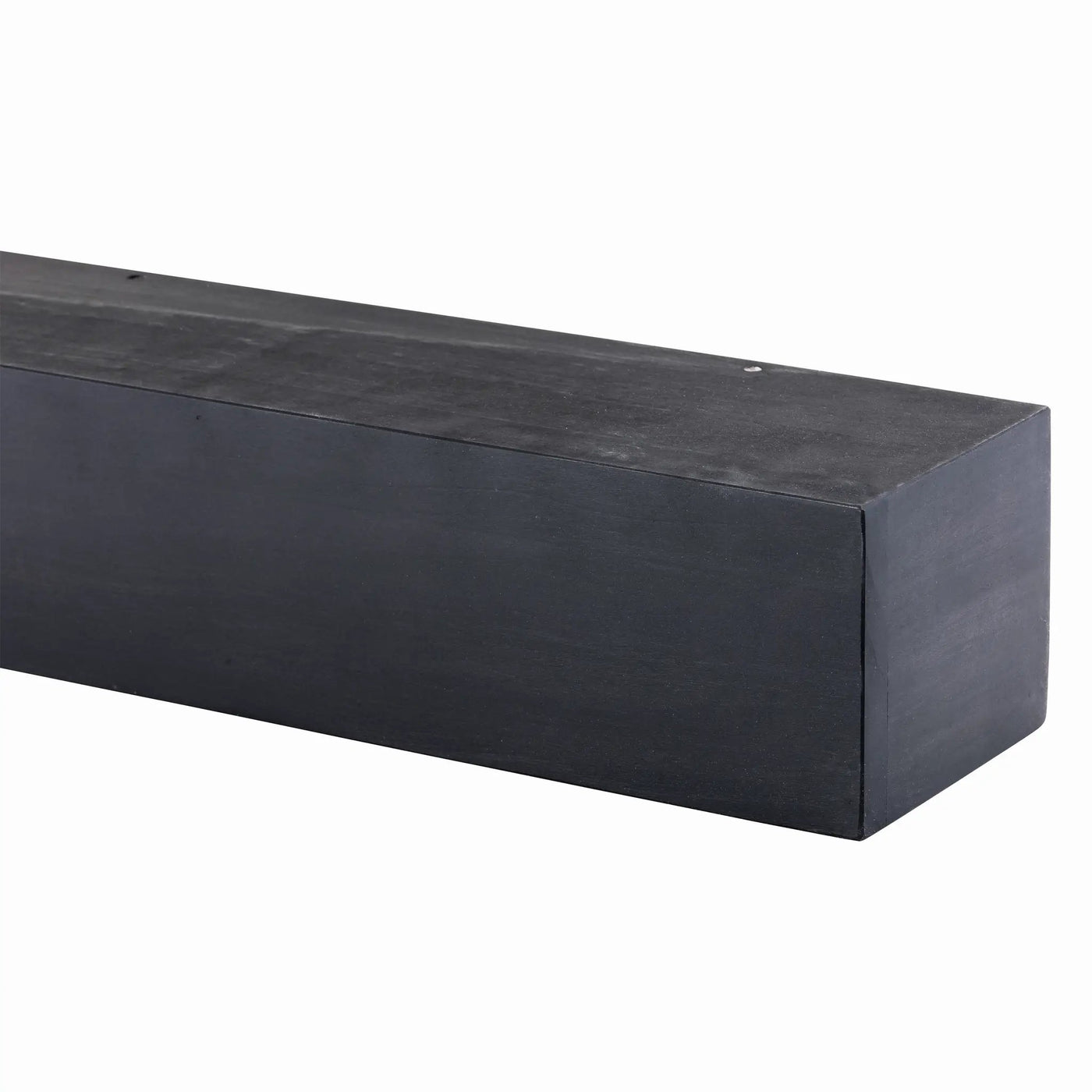 Farmhouse Poplar Wood Floating Fireplace Mantel by Dogberrycollections