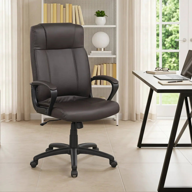 Ergonomic Office Chair with Rocking Function - Faux Leather by DirectDeals