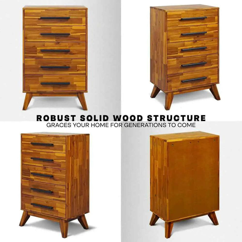 Linea Solid Wood Dresser by Megsu