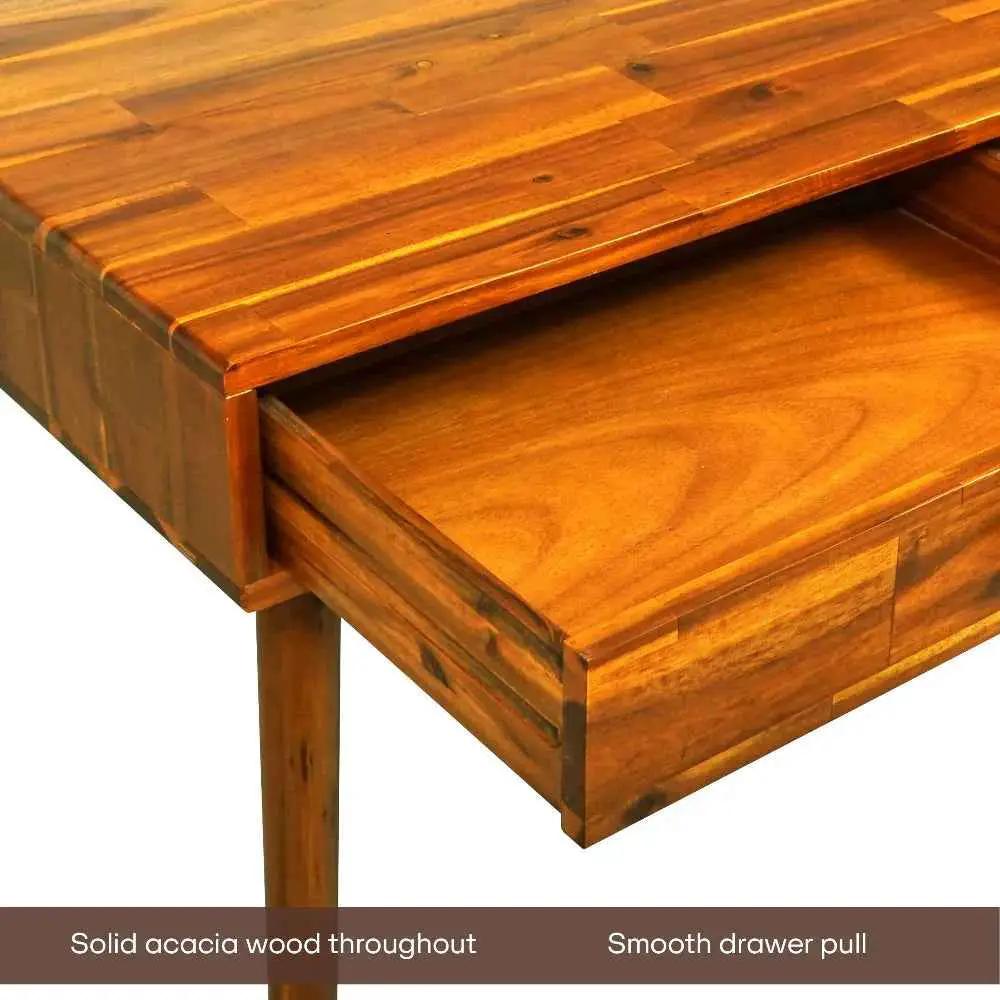 Lagom 48 Inches Solid Wood Desk by Megsu