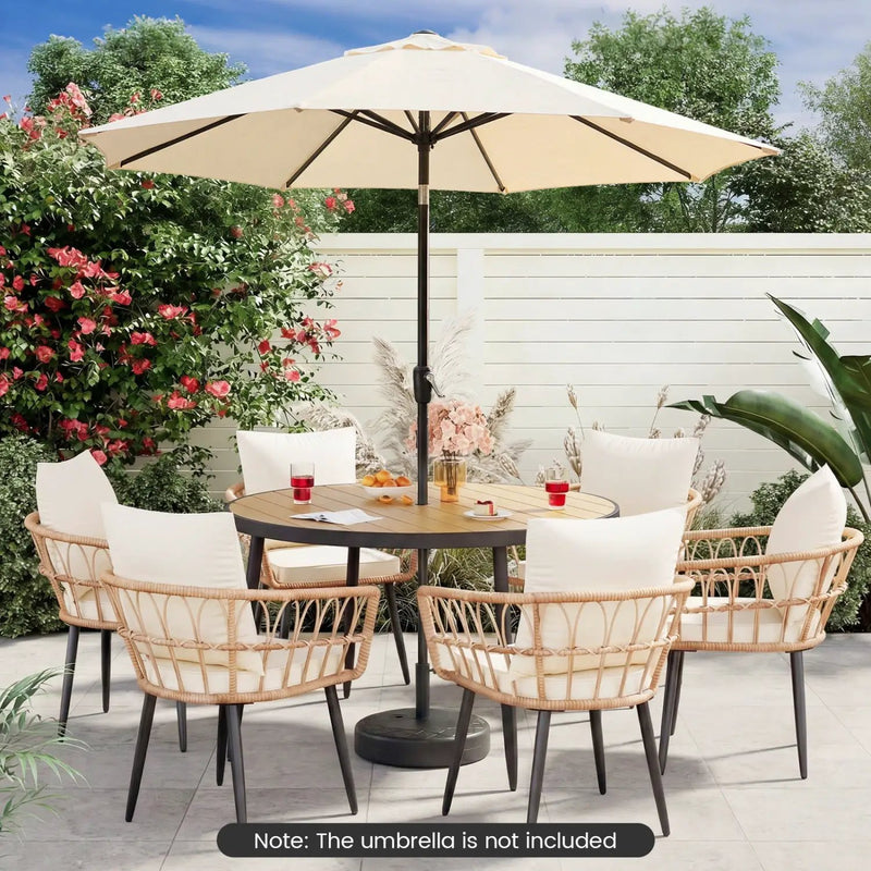Fillable Umbrella Base 90 LBS Heavy Duty Sand Filled Round Market Umbrella Stand-Black by DirectDeals