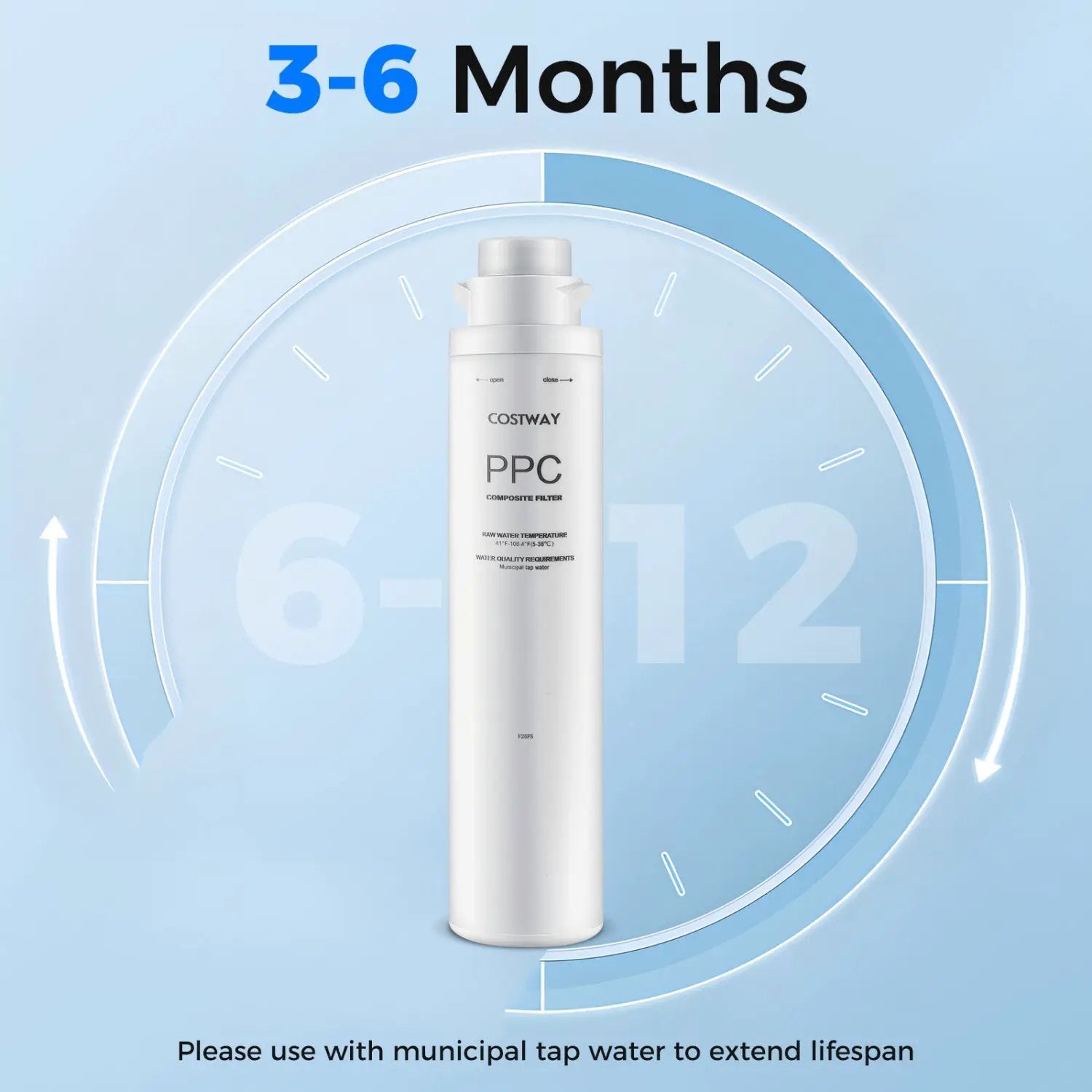 Replacement Filter for Countertop Reverse Osmosis System by DirectDeals